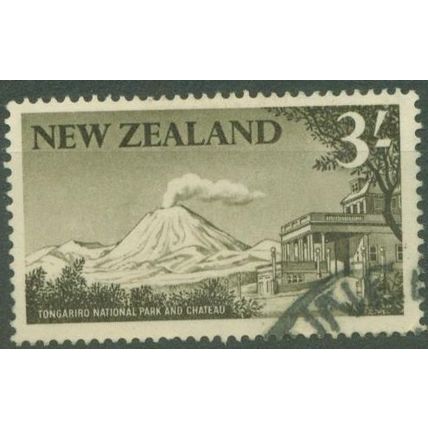 NEW ZEALAND - 1960 - 66 - 3s blackish brown - FU
