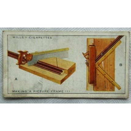 1936 Wills Household Hints 32 Making a Picture-frame (1)
