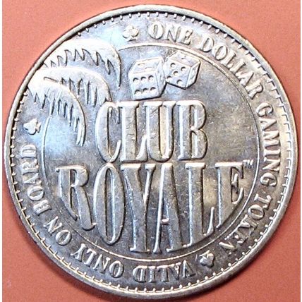 Club Royale. $1 Casino Token. Cruise Line. F06.