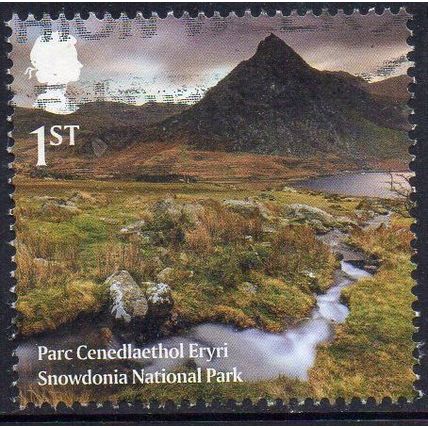 GB 2021 National Parks - Snowdonia National Park 1st Sheet Used