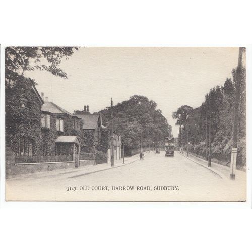 Old Court Harrow Road Sudbury Wembley Middlesex F A Keates Postcard