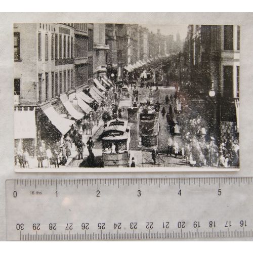 Photo Glasgow Trams Street Scene