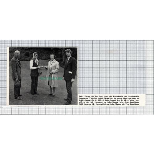 C5281) Cathie Love Mrs Jean Donaldson Lanarkshire Renfrewshire - 1971 Cutting