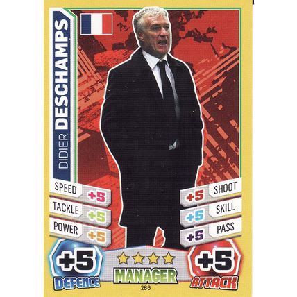 Match Attax World Cup 2014 286 Didier Deschamps France