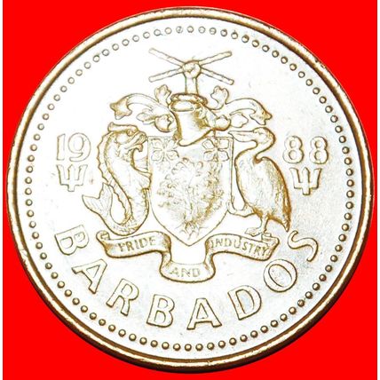 GREAT BRITAIN (1973-2007): BARBADOS ★ 5 CENTS 1988! LOW START ★ NO RESERVE!