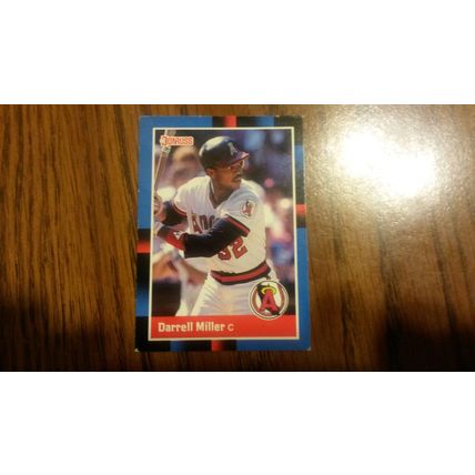 1988 Donruss Card # 551 Darrell Miller Very Good-Excellent (4) California Angels