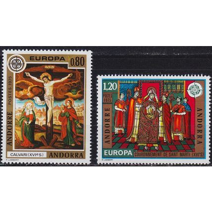 ANDORRA FRANZÖSISCH [1975] MiNr 0264-65 ( **/mnh ) CEPT