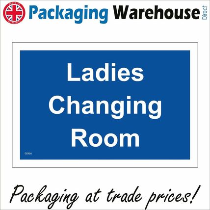 GE956 LADIES CHANGING ROOM SIGN WOMENS LEISURE FITTING ROOM SPORT LOCKER SHOP