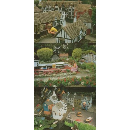 Ramsgate Model Village Kent 3x Vintage Postcard s