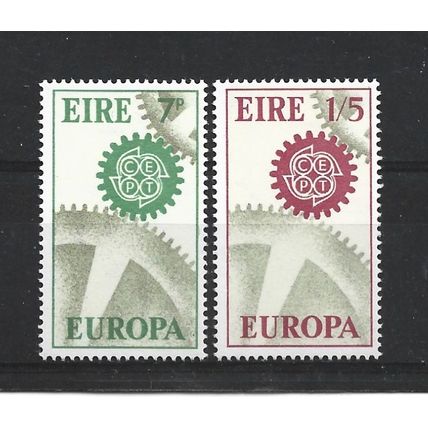 Ireland.1967 Europa set of 2.Mounted Mint.July23