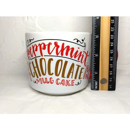 Peppermint Chocolate Mug Cake Mug w/ Recipe! Adorable! Threshold - Fast Ship!