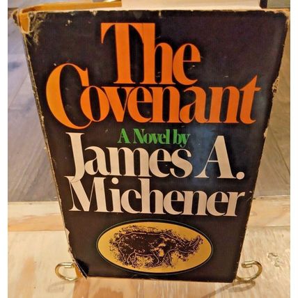 The Covenant A Novel by James A. Michener - Hardcover 1980 Book