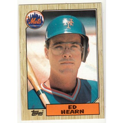 1987 Topps Ed Hearn rookie baseball card #433 - RC