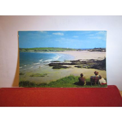 HARLYN BAY, PADSTOW, CORNWALL used postcard. 1970 pm =