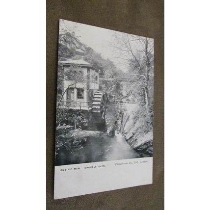 1904 fr Postcard - Water wheel, Groudle Glen - Isle of Man