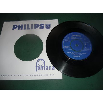 JIMMY DEAN 7" SINGLE - BIG BAD JOHN/I WON'T GO HUNTIN' WITH YOU JAKE