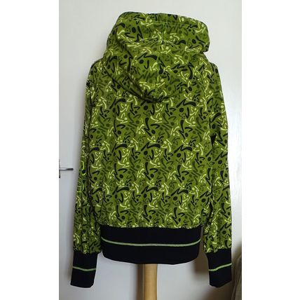 Zumba Camouflage Hooded Jacket Zip up Small UK 10