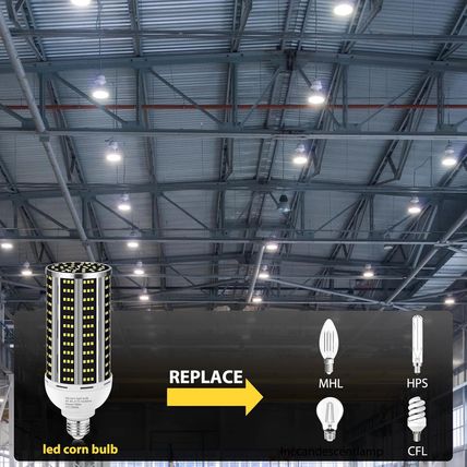 100W 2 Pack LED Corn Light Bulb,(1000W Equivalent )Commercial Grade Daylight 500
