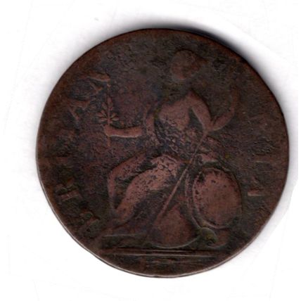 Great Britain. George III. Halfpenny/Token 1773/75. dy16053
