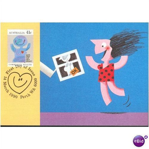 Australia FDI Postcard set 1990 - Community Health