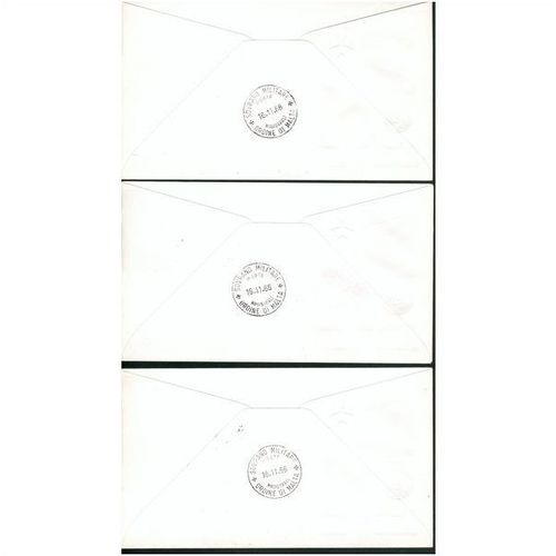 Sovrano Militare Ordine Di Malta FDC's x 3 - 15th Nov 1966