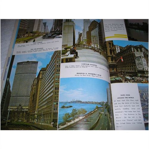 Vintage Souvenir Book. New York City. Picture book. 1968. Big Apple. zorfd2