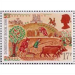 Great Britain 1986 Domesday Book 17p Unmounted Mint NHM SG 1324 Sc 1145 stamp