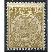 Transvaal 1887 SG178 2d Olive-Bistre Mounted Mint .. ..