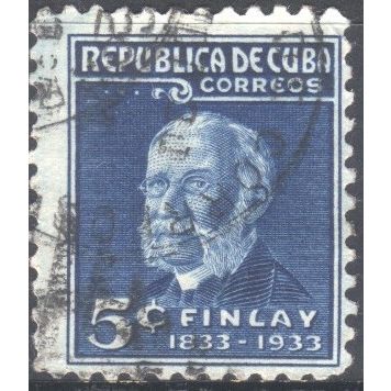 Cuba 1934 - SG399 - 5c blue - Dr. Carlos J. Finlay - used