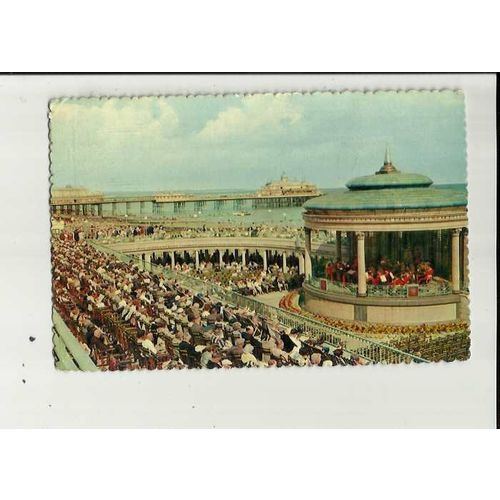 Sussex EASTBOURNE Pier & Bandstand Postcard by Greaves (G 442)