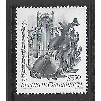 AUSTRIA 1967 VIENNA PHILHARMONIC 3s.50 SG 1497 M /MINT