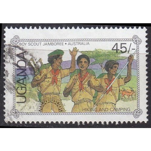 UGANDA [1987] MiNr 0562 ( O/used ) Boy Scouts