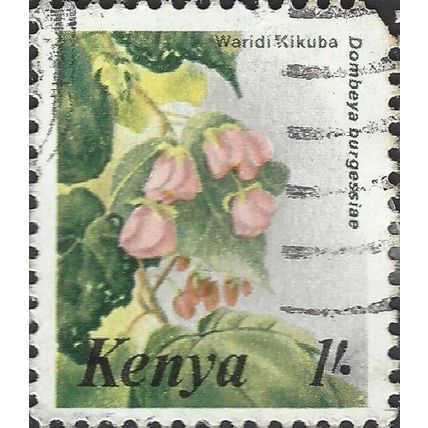 KENYA, FLOWER, Dombeya burgessiae, green 1985, 1/-, #4