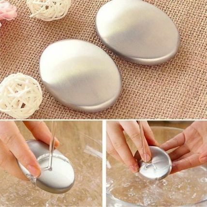 Cute Oval Effective Odour Removal Cleaner Stainless Steel Soap Pet Odor Remover