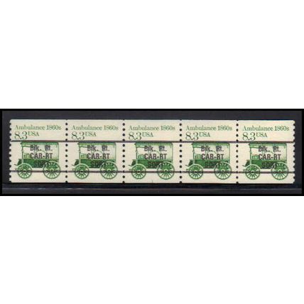 2231 8.3c Ambulance Very Fine MNH Dry Gum PNC 1/5 X2704