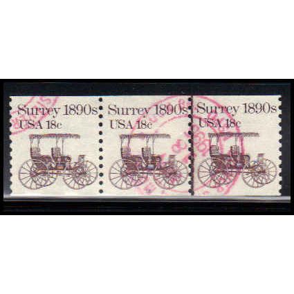 Used 1907 18c Surrey Barely Clears PNC 16/3 PA2461