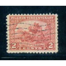 Used 549 2c Landing of the Pilgrims Almost Very Fine C0374