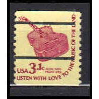 1613a 3.1c Guitar Fine MNH Dry Gum Gap Single RS PreCnx CA0843