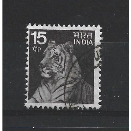 India.SG730 15p Tiger.Fine Used.June23