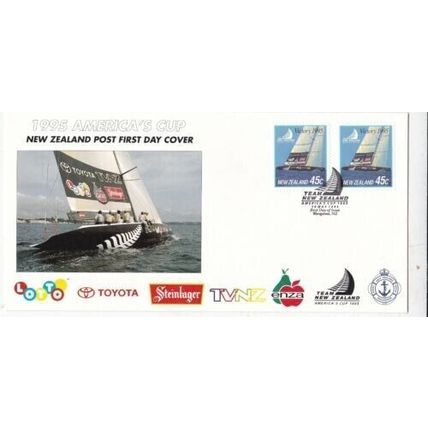 New Zealand 1995 America's Cup FDC Special Cancel unaddressed VGC