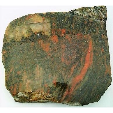 Orange Black Jasper Natural Gemstone Slab Lapidary Cabbing Rough