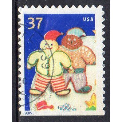 USA 2005 Christmas Cookies - Elves 37c Used