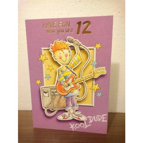 12th Birthday Card - Have fun now you are 12 #1