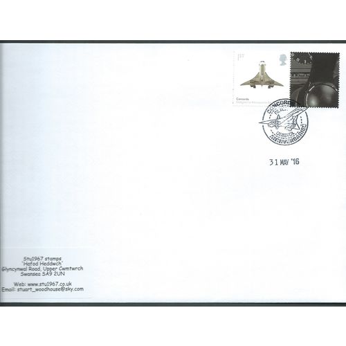 2016 1ST CONCORDE (EX SMILER)' CONCORDE- FILTON' COVER (EBIDPACK3947)