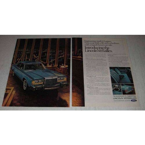 1977 Lincoln Versailles Ad - Engineering Made It Happen