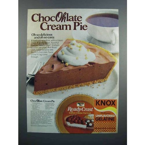 1983 Keebler Pie Crust & Knox Gelatine Ad