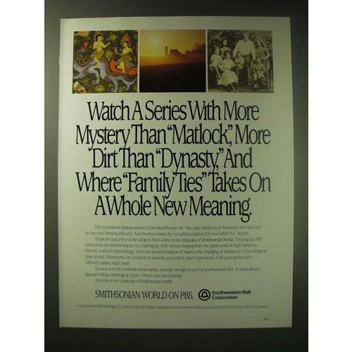 1989 Southwestern Bell Corporation Ad - Watch a series with more mystery