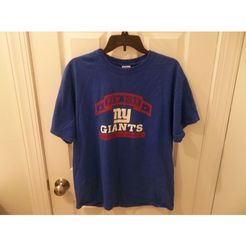 Super Bowl XLVI NY Giants Champions Size L T-Shirt