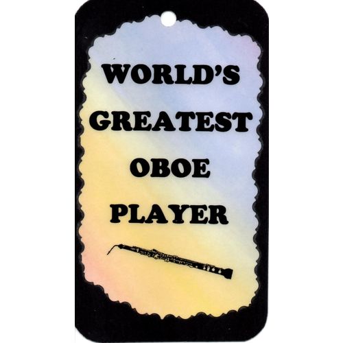 5011 World's Greatest Oboe Player Sign Magnet Music Band Choir Teacher Gift
