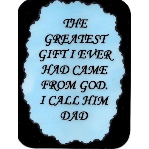 2088 Family Friends Refrigerator Magnet Gift From God I Call Him Dad